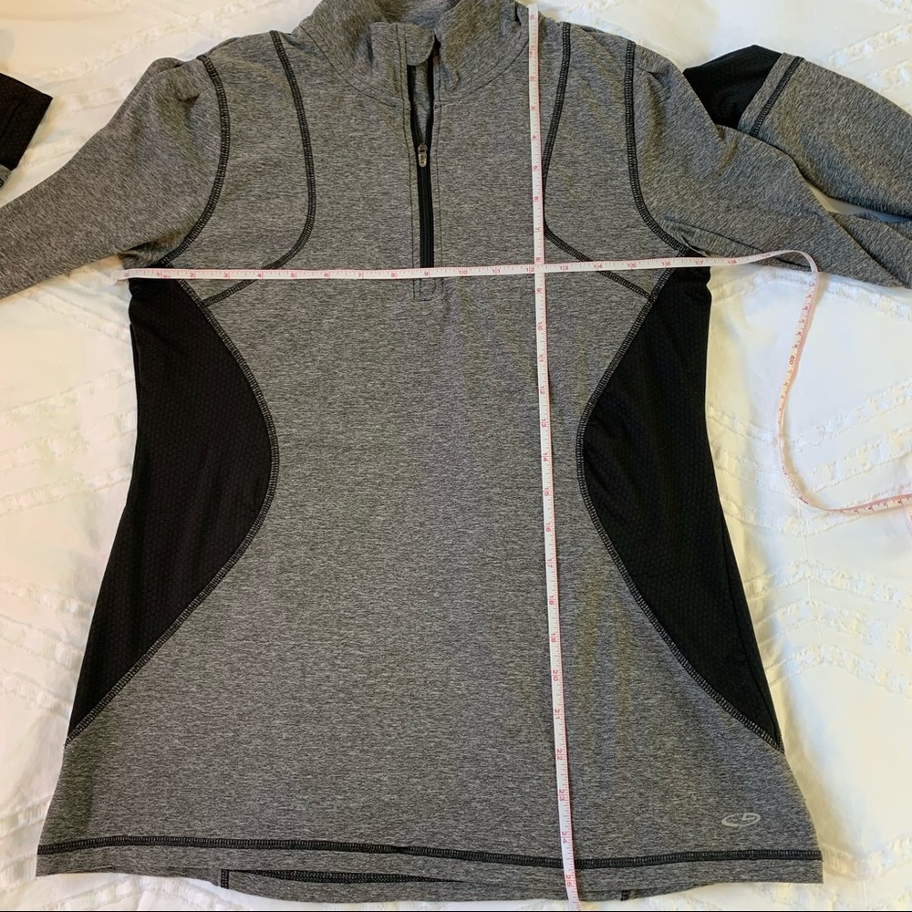 Champion C9 long sleeve workout running top Gray M - Picture 7 of 7